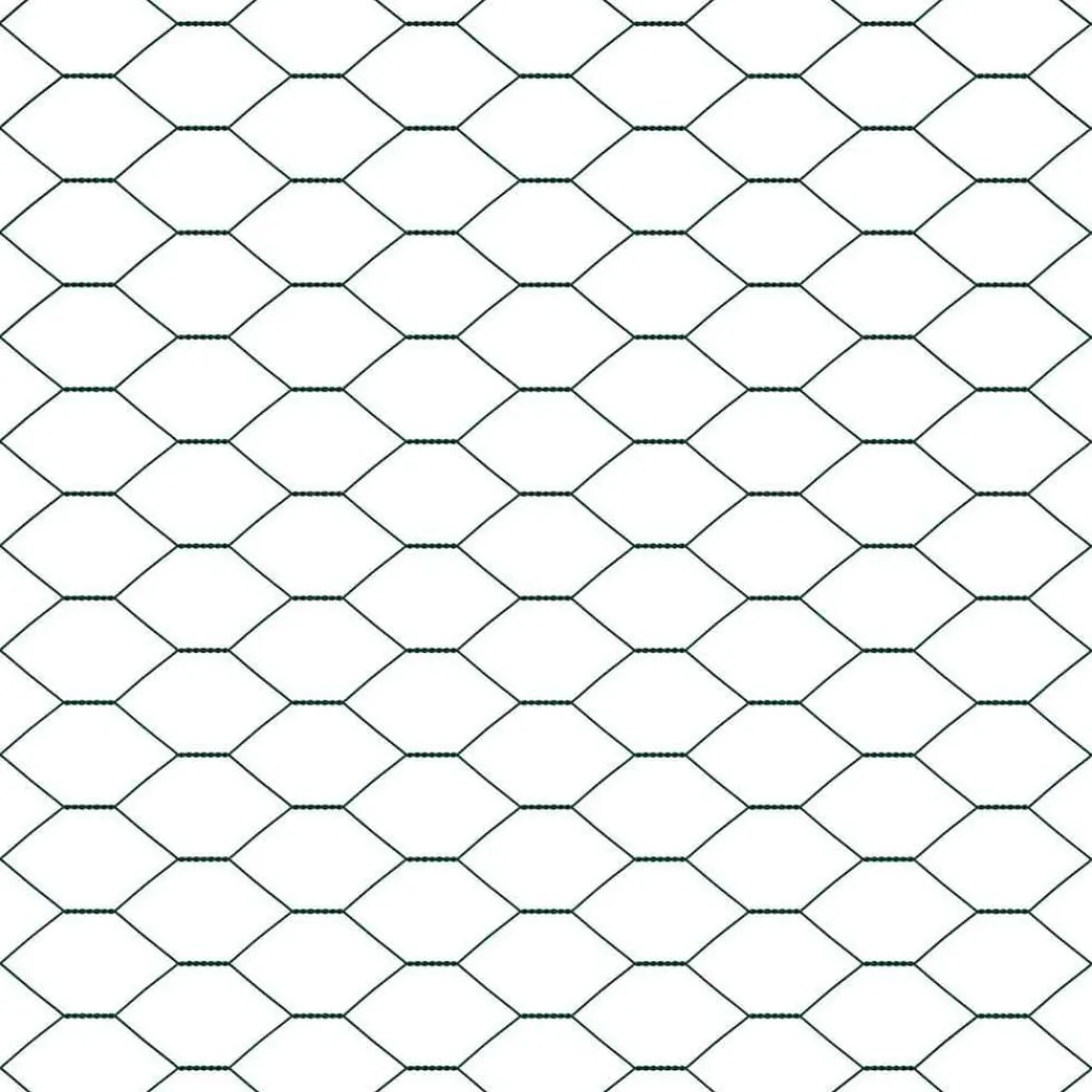 vidaXL Vallas De Jardín-Poste de Valla Verde 25 x 1 m (malla de 25 mm) Acero