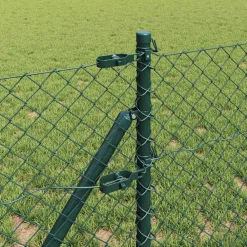 vidaXL Poste de Valla 10 x 0,4 m (malla de 40 x 40 mm) Verde Outlet