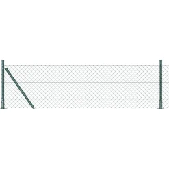 vidaXL Poste de Valla 10 x 0,4 m (malla de 40 x 40 mm) Verde Best