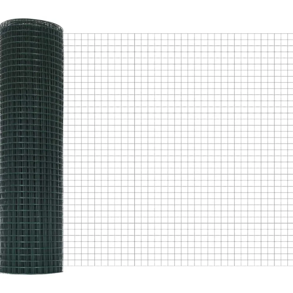 vidaXL Vallas De Jardín-Poste de Valla 10 x 0,4 m (malla de 12 x 12 mm)
