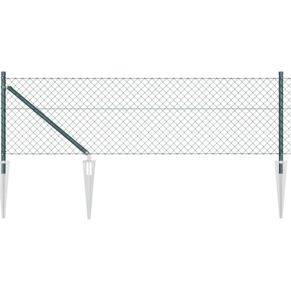 vidaXL Vallas De Jardín-Poste de Valla 10 x 0,4 m (malla de 40 x 40 mm)