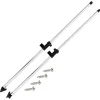 vidaXL Postes de soporte de toldos bimini para barcos 2 uds aluminio Best