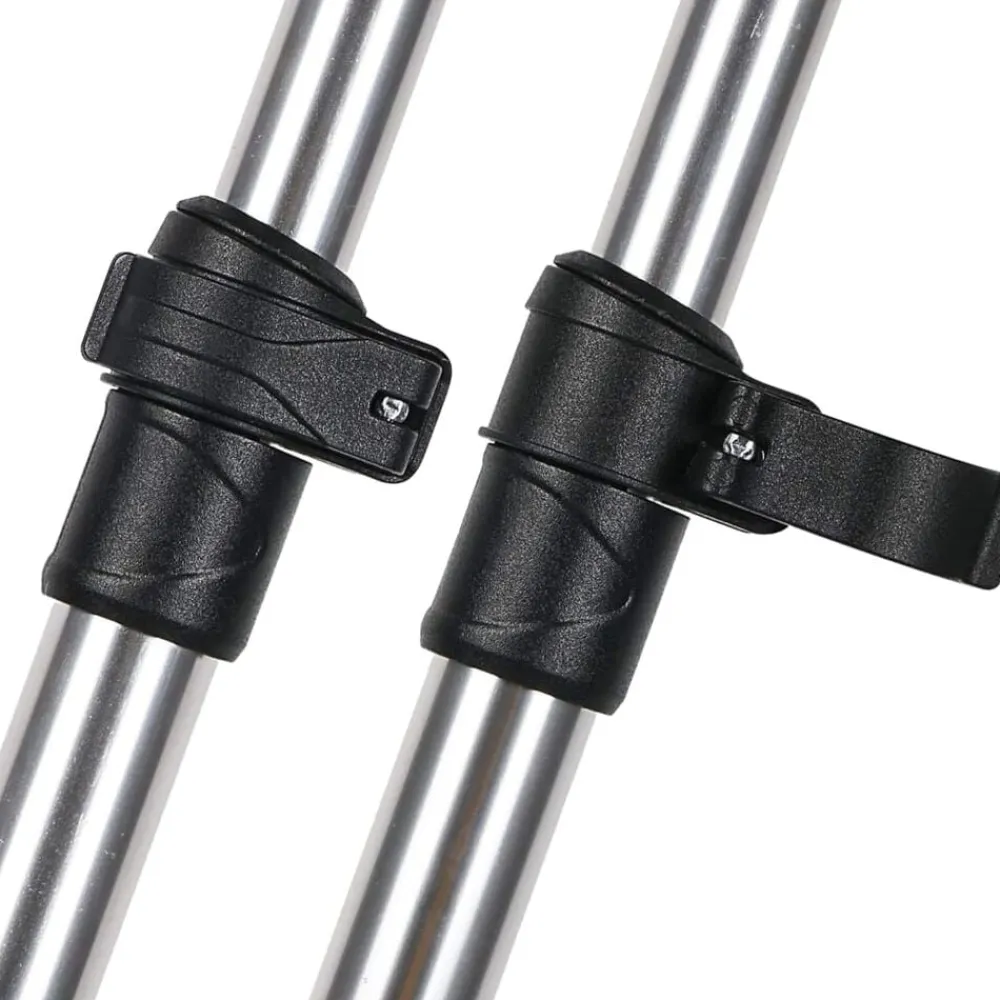 vidaXL Postes de soporte de toldos bimini para barcos 2 uds aluminio Best