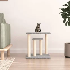 vidaXL Productos Para Mascotas-Postes rascadores para gatos con plataformas 50 cm