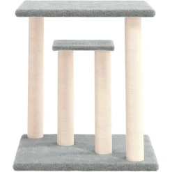 vidaXL Productos Para Mascotas-Postes rascadores para gatos con plataformas 50 cm