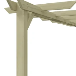 vidaXL Jardín-Pérgola de jardín madera de pino impregnada 360x200x60 cm
