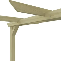 vidaXL Jardín-Pérgola de jardín madera de pino impregnada 360x200x60 cm