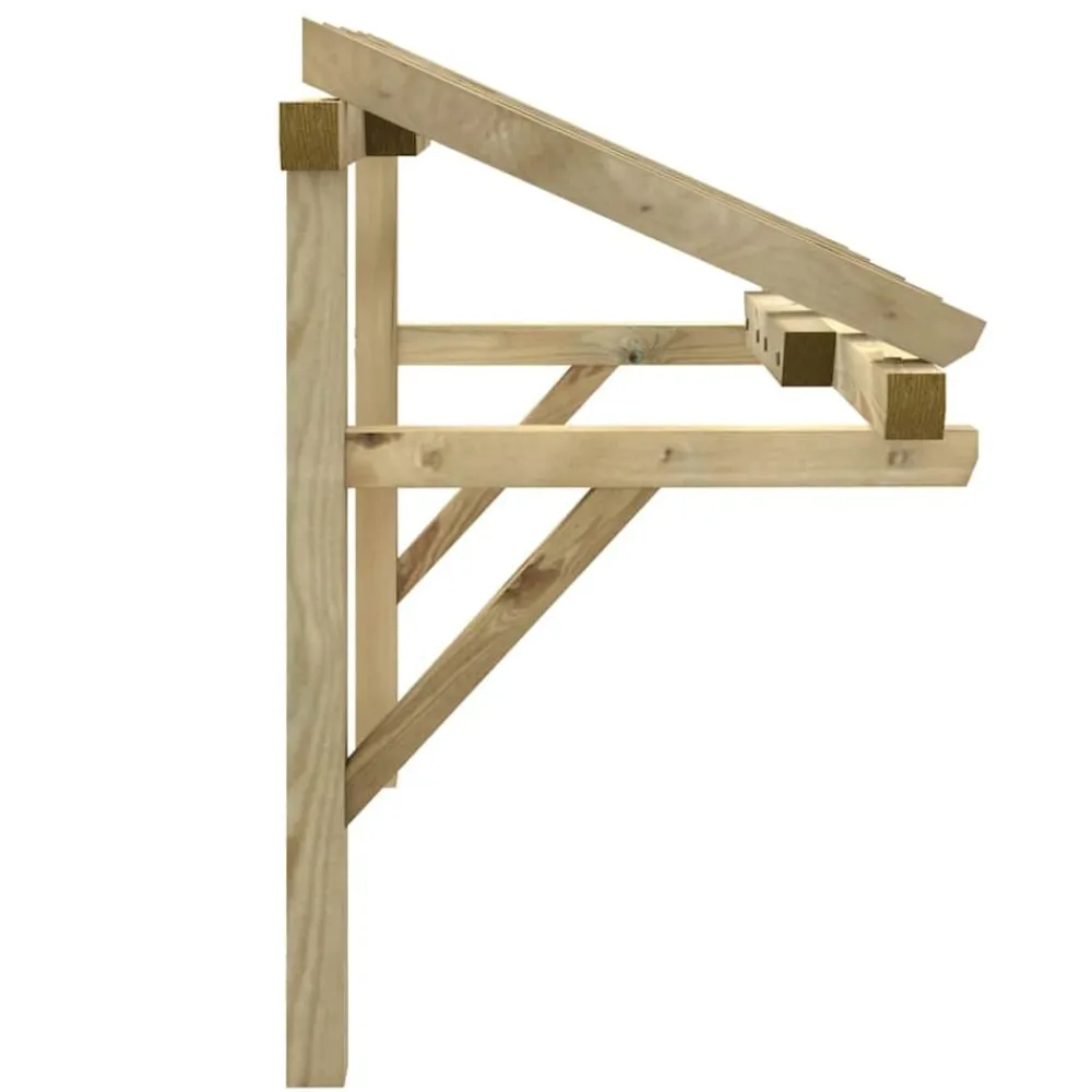 vidaXL Pérgola de puerta madera maciza de pino 200x100x100 cm Best