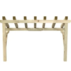 vidaXL Pérgola de puerta madera maciza de pino 200x100x100 cm Best