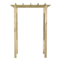 vidaXL Jardín-Pérgola/Arco de rosas madera impregnada 150x60x204 cm