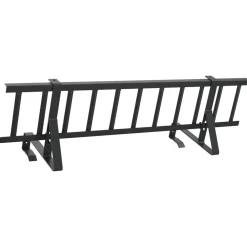 vidaXL Protección de Nieve para Techo 100 x 29,5 x 34,5 cm Acero Negro Online