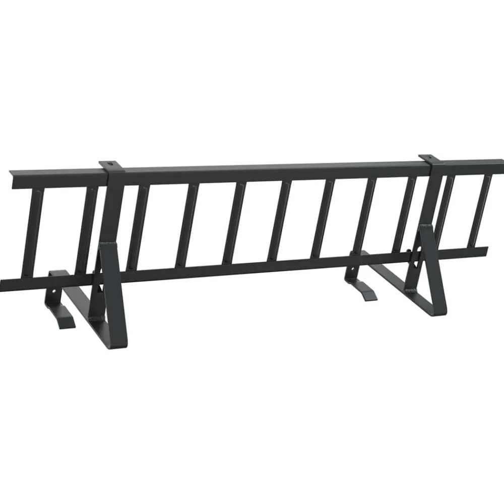 vidaXL Protección de Nieve para Techo 100 x 29,5 x 34,5 cm Acero Negro Online