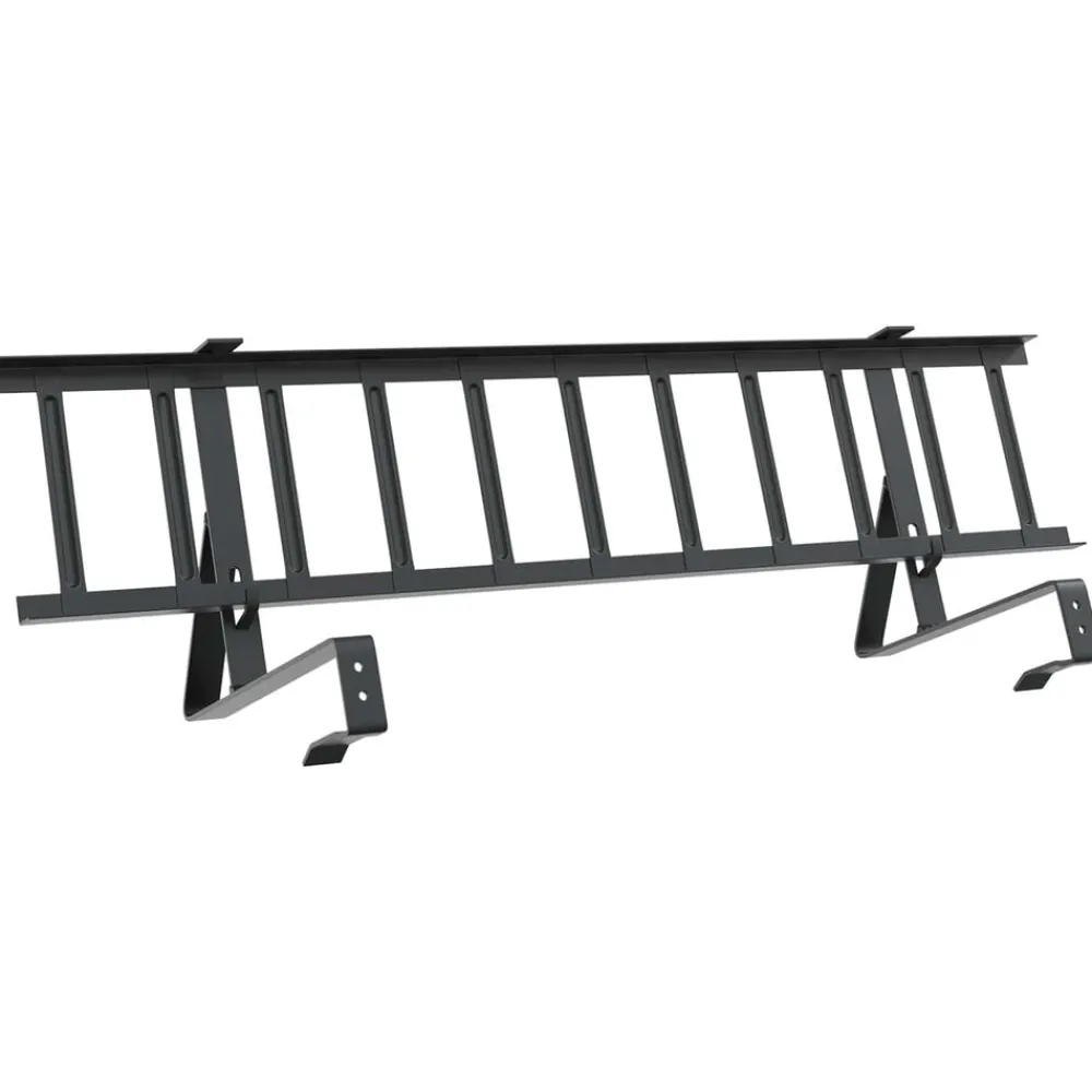 vidaXL Protección de Nieve para Techo 100 x 29,5 x 34,5 cm Acero Negro Online