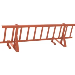 vidaXL Protección de Nieve para Techo 100 x 29,5 x 34,5 cm Acero Rojo