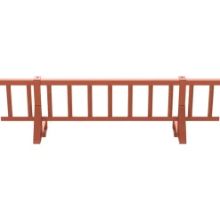 vidaXL Protección de Nieve para Techo 100 x 29,5 x 34,5 cm Acero Rojo