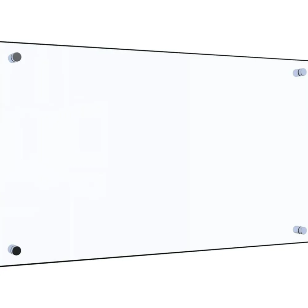 vidaXL Protector contra salpicaduras cocina vidrio templado 70x40 cm Transparente Hot
