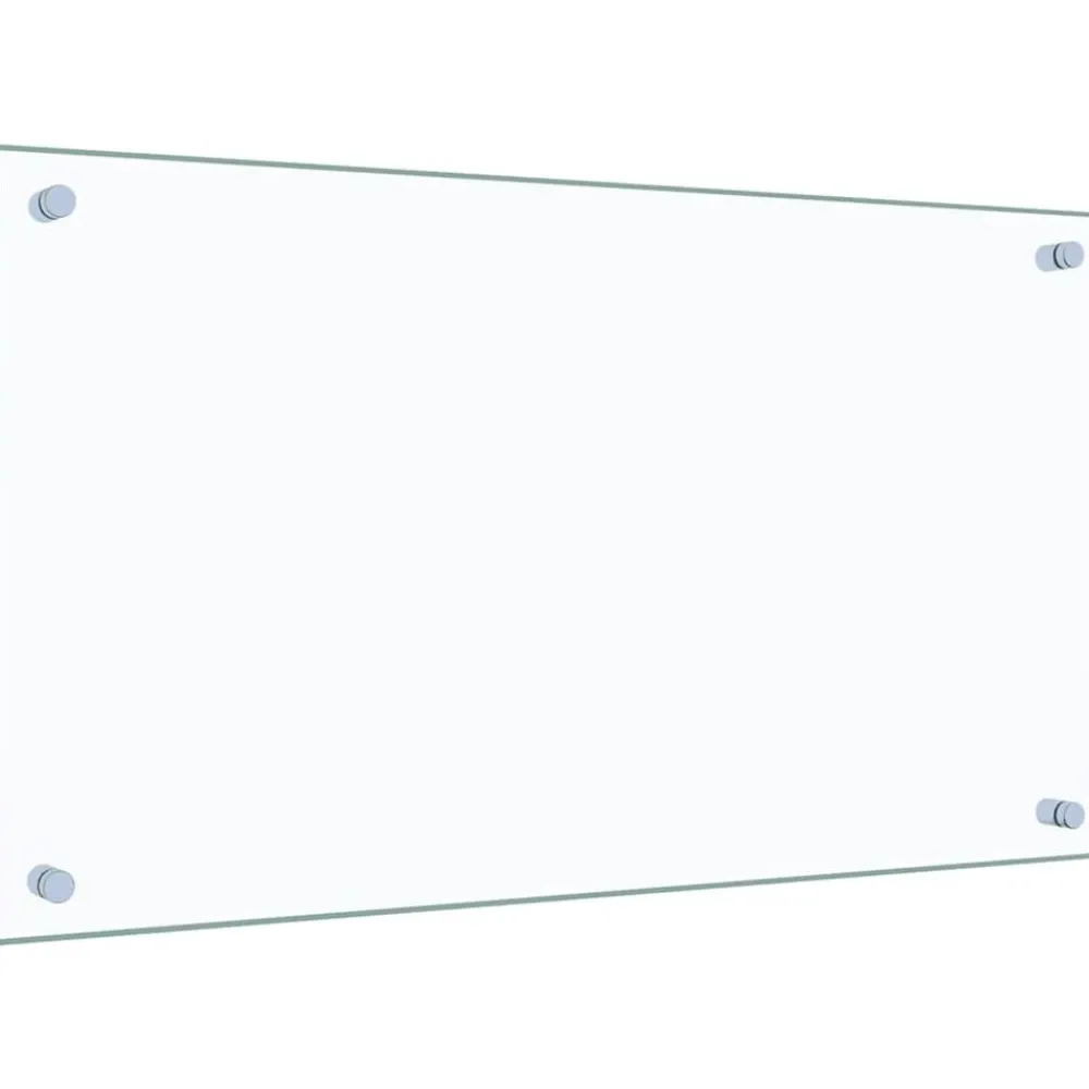 vidaXL Protector contra salpicaduras cocina vidrio templado 70x40 cm Transparente Hot