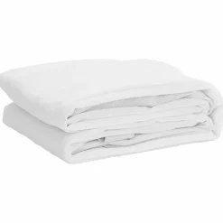 vidaXL Protector de colchón impermeable blanco 90x190 cm Online
