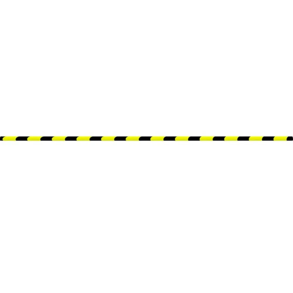 vidaXL Avisos-Protector de esquina PU amarillo y negro 4x3x100 cm