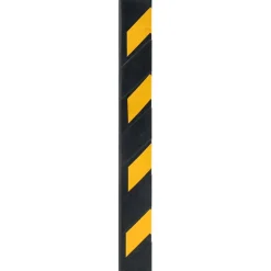 vidaXL Protectores de esquina reflectantes 5 unidades goma 80 cm Discount
