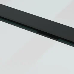 vidaXL Materiales De Construcción-Puerta corredera con set herrajes vidrio ESG aluminio 76x205 cm