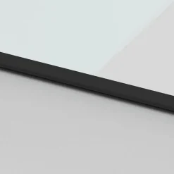 vidaXL Puerta corredera con herrajes negro 76x205 cm vidrio templado Outlet