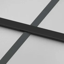 vidaXL Materiales De Construcción-Puerta corredera con set herrajes vidrio ESG aluminio 76x205 cm
