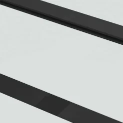 vidaXL Puerta corredera con juego herrajes negro 76x205 cm ESG vidrio Best