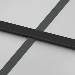 vidaXL Puerta corredera con juego herrajes negro 76x205 cm ESG vidrio Online