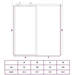 vidaXL Puerta corredera dorada de vidrio ESG transparente y aluminio Dorado Discount