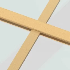 vidaXL Puerta corredera dorada de vidrio ESG transparente y aluminio Dorado Hot