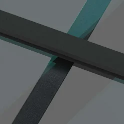 vidaXL Materiales De Construcción-Puerta corredera set herrajes vidrio templado aluminio 76x205cm