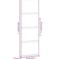 vidaXL Materiales De Construcción-Puerta corredera vidrio templado y aluminio negra 76x205 cm