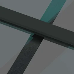 vidaXL Materiales De Construcción-Puerta corredera vidrio templado y aluminio negra 76x205 cm