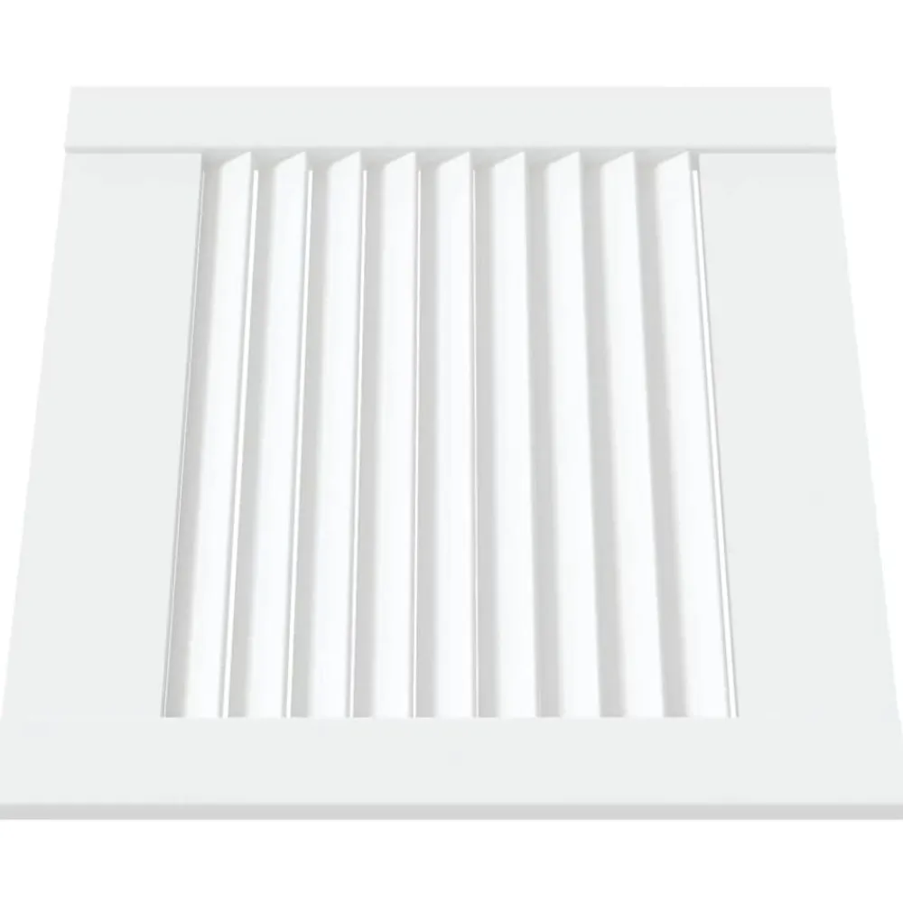 vidaXL Accesorios De Bricolaje-Puerta de armario de lamas madera pino 39,5x39,4 cm