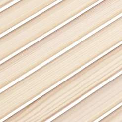 vidaXL Accesorios De Bricolaje-Puerta de armario de lamas madera de pino maciza 39,5x39,4 cm