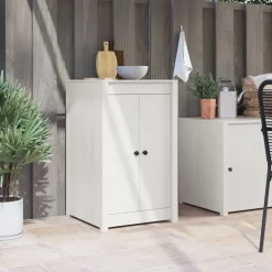 vidaXL Accesorios De Bricolaje-Puerta de cocina MEPPEL 50 x 9 x 82 cm Madera maciza de Pino