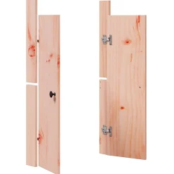 vidaXL Accesorios De Bricolaje-Puerta de cocina MEPPEL Marrón 50 x 9 x 82 cm