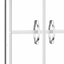 vidaXL Fontanería-Puerta de ducha claras ESG 71x190 cm