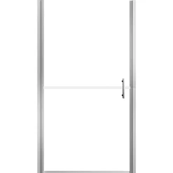 vidaXL Puerta de ducha de vidrio templado 81x195 cm Transparente Online