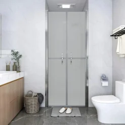 vidaXL Fontanería-Puerta de ducha ESG esmerilado 71x190 cm