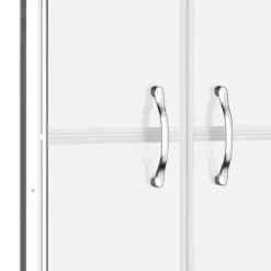 vidaXL Fontanería-Puerta de ducha ESG esmerilado 71x190 cm