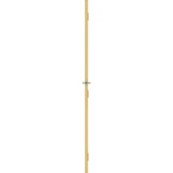 vidaXL Puerta de interior dorada vidrio templado y aluminio 76x201,5cm Dorado y mate Best