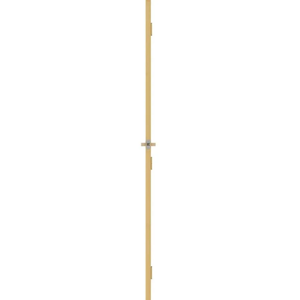 vidaXL Puerta de interior dorada vidrio templado y aluminio 76x201,5cm Dorado y transparente Hot