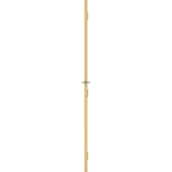 vidaXL Materiales De Construcción-Puerta de interior dorada vidrio templado y aluminio 76x201,5cm