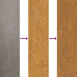 vidaXL Puerta de jardín acero corten diseño cuadrado 85x75 cm Sale