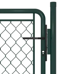 vidaXL Puerta de jardín de acero 100 x 75 cm Verde Clearance