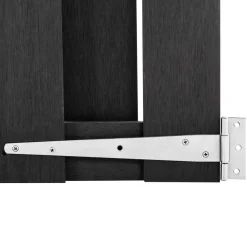 vidaXL Puerta de jardín de WPC gris 100x60 cm Clearance
