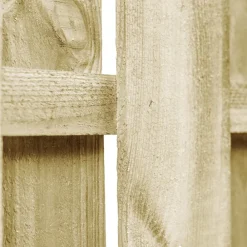 vidaXL Vallas De Jardín-Puerta de jardín madera de pino impregnada 100x75 cm