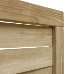 vidaXL Vallas De Jardín-Puerta de jardín madera de pino impregnada verde 100x75 cm